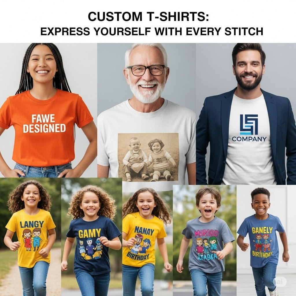 Custom T-Shirts: Express Yourself with Every Stitch