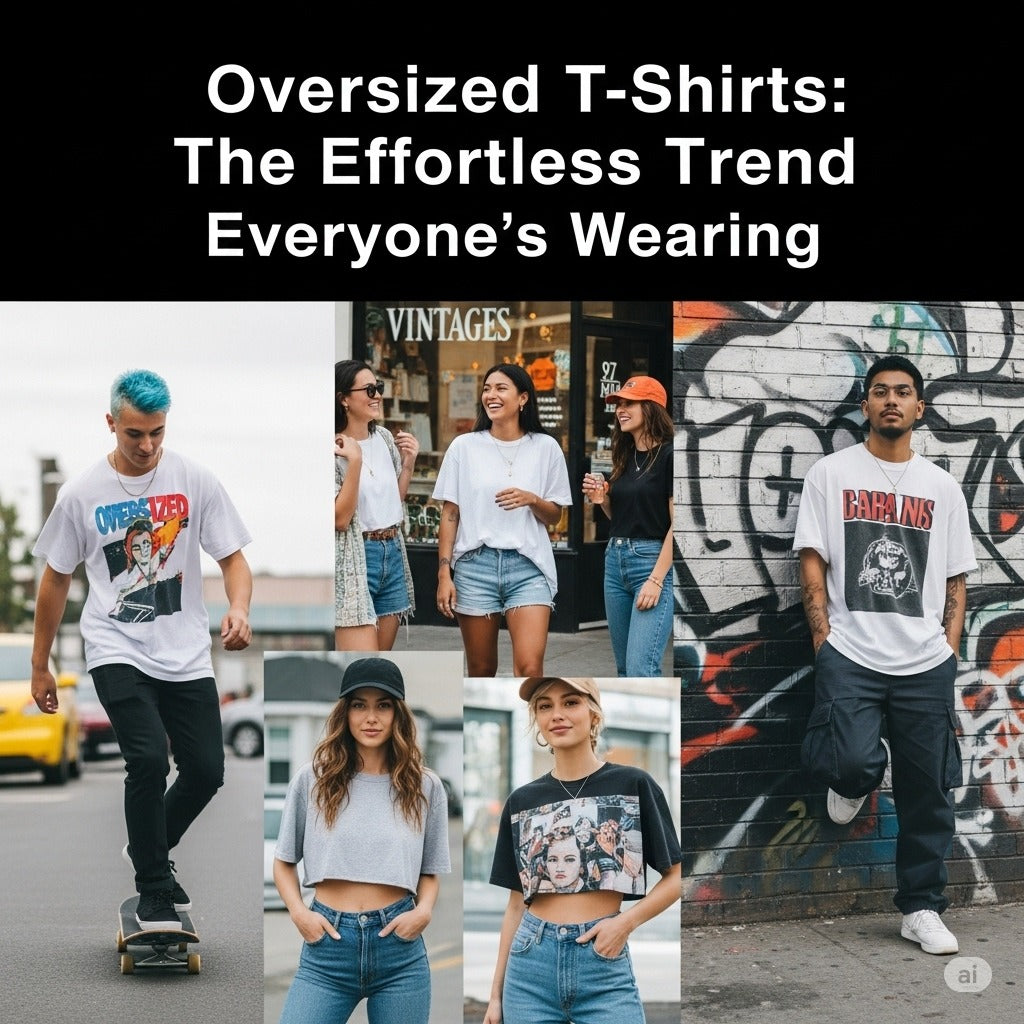 Oversized T-Shirts: The Effortless Trend Everyone’s Wearing