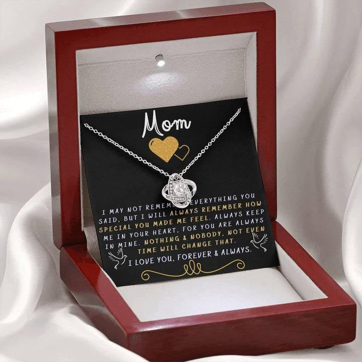 The Perfect Gift For Mommy - An Unbreakable Bond Mothers Day Love Knot Necklace