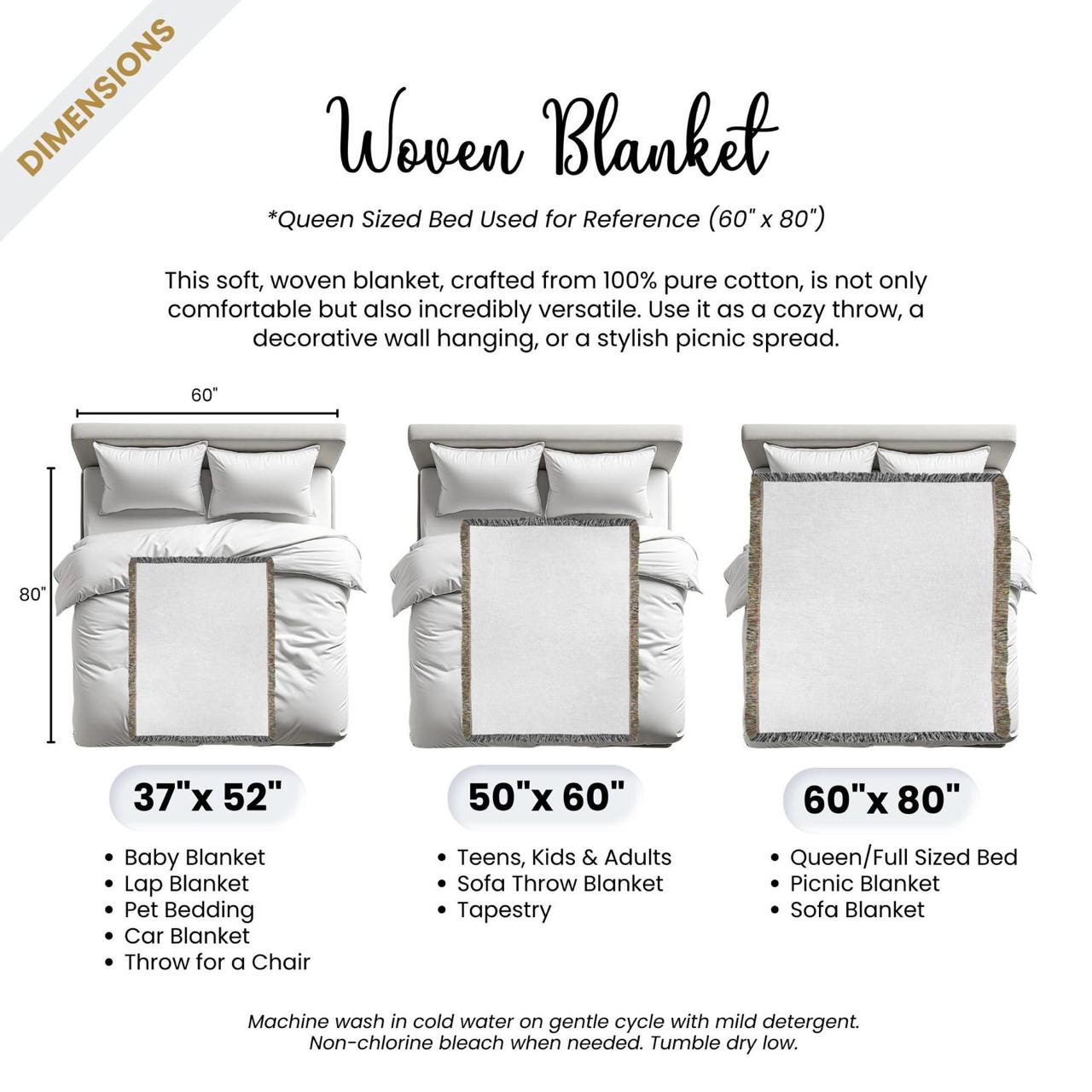 Unless Your Ancestors Woven Blanket