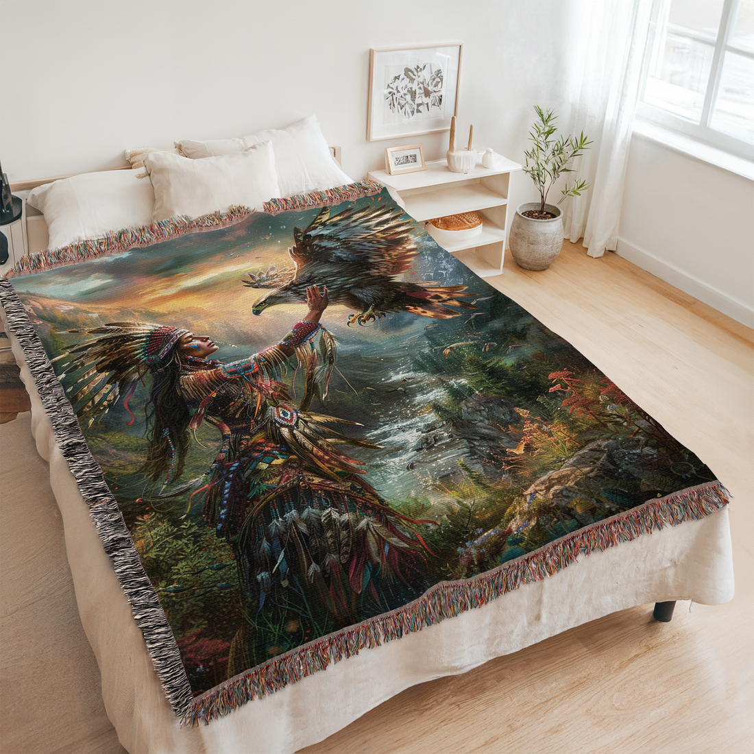 Eagle Spirit Woven Blanket