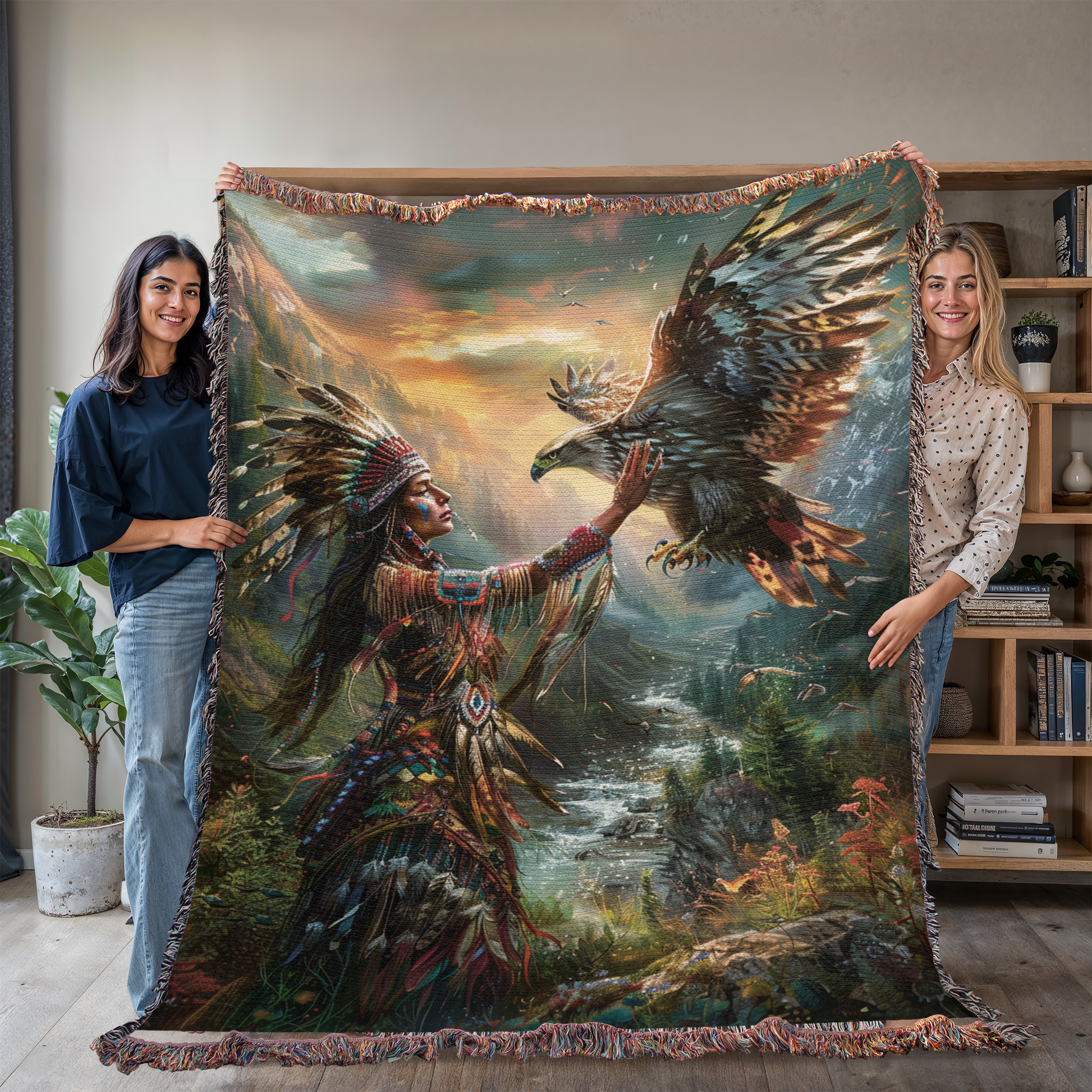 Eagle Spirit Woven Blanket