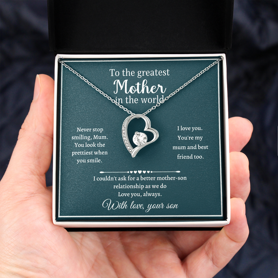 Mother's Day Gift - I couldn't ask for a better mother-son relationship as we do