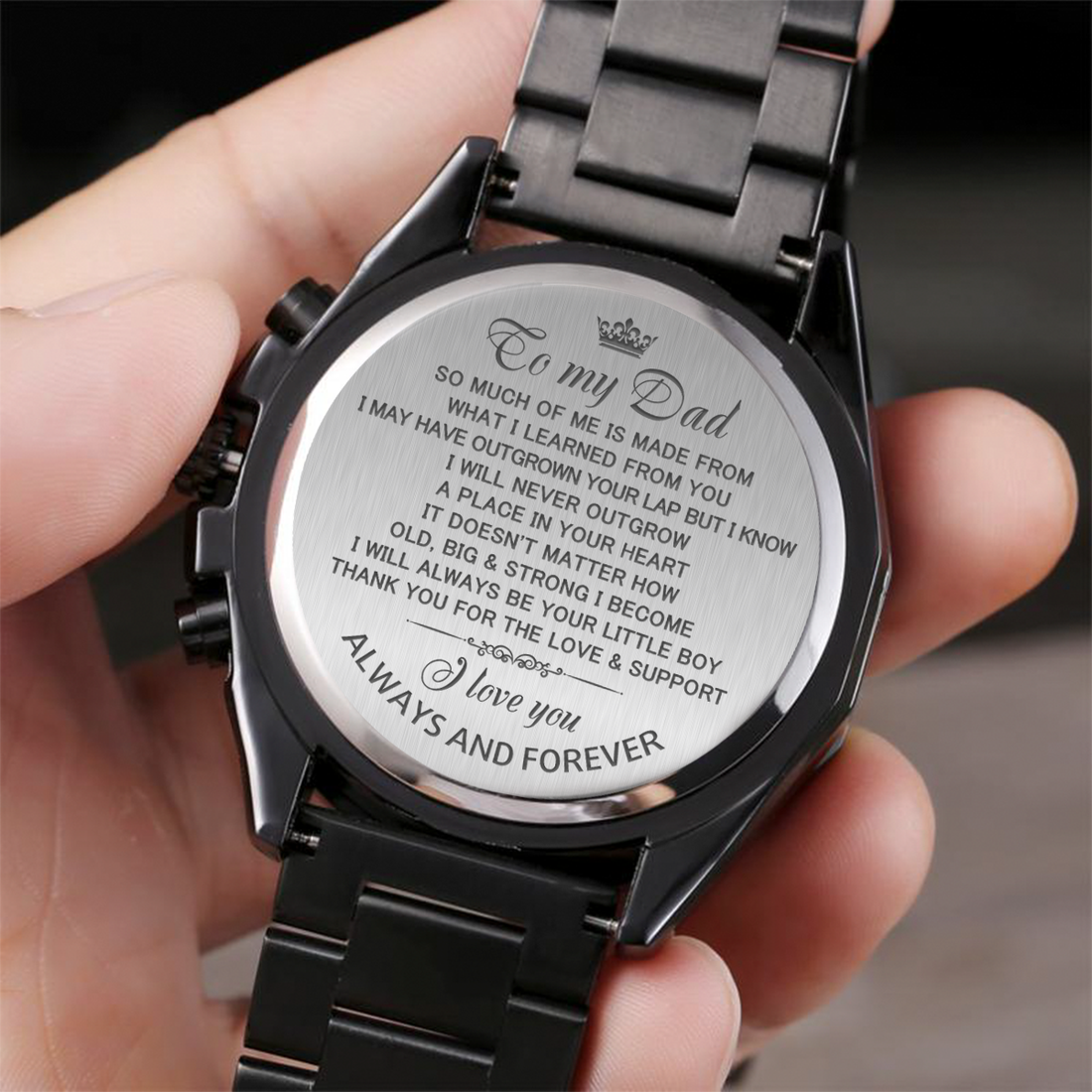 Black Watch For Dad- So much of me is made from what I learned from you