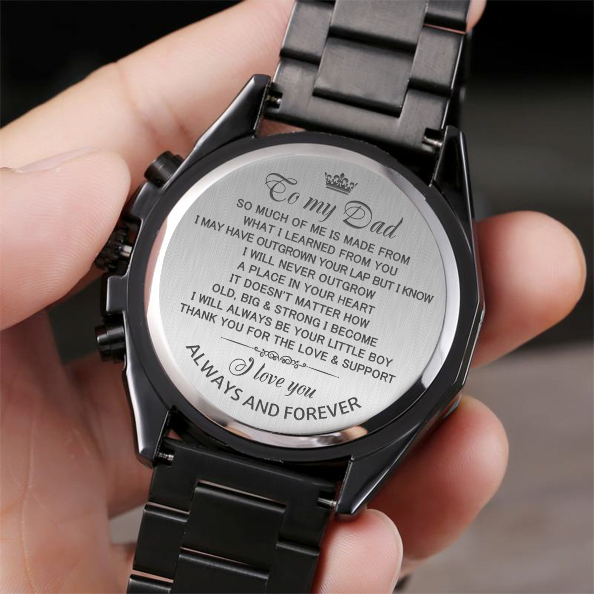 Black Watch For Dad- So much of me is made from what I learned from you