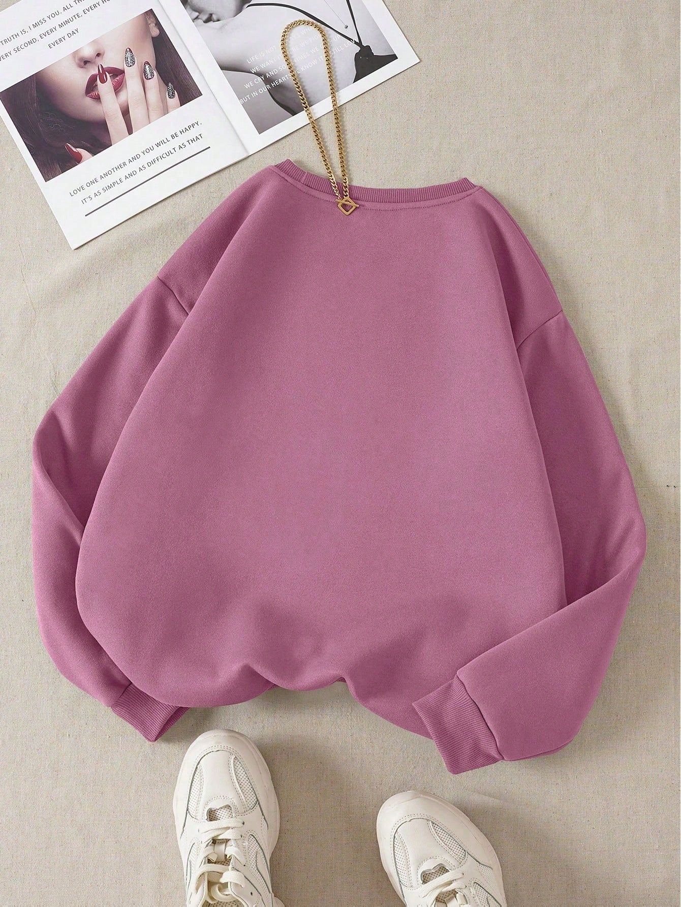 Graphic Thermal Lined Sweatshirt
