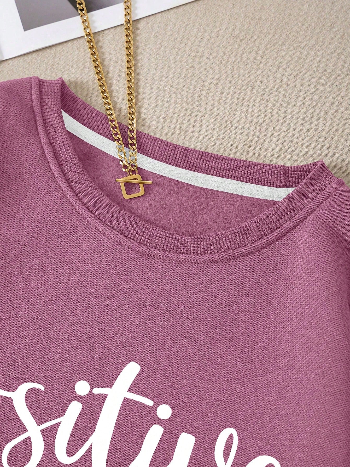Graphic Thermal Lined Sweatshirt