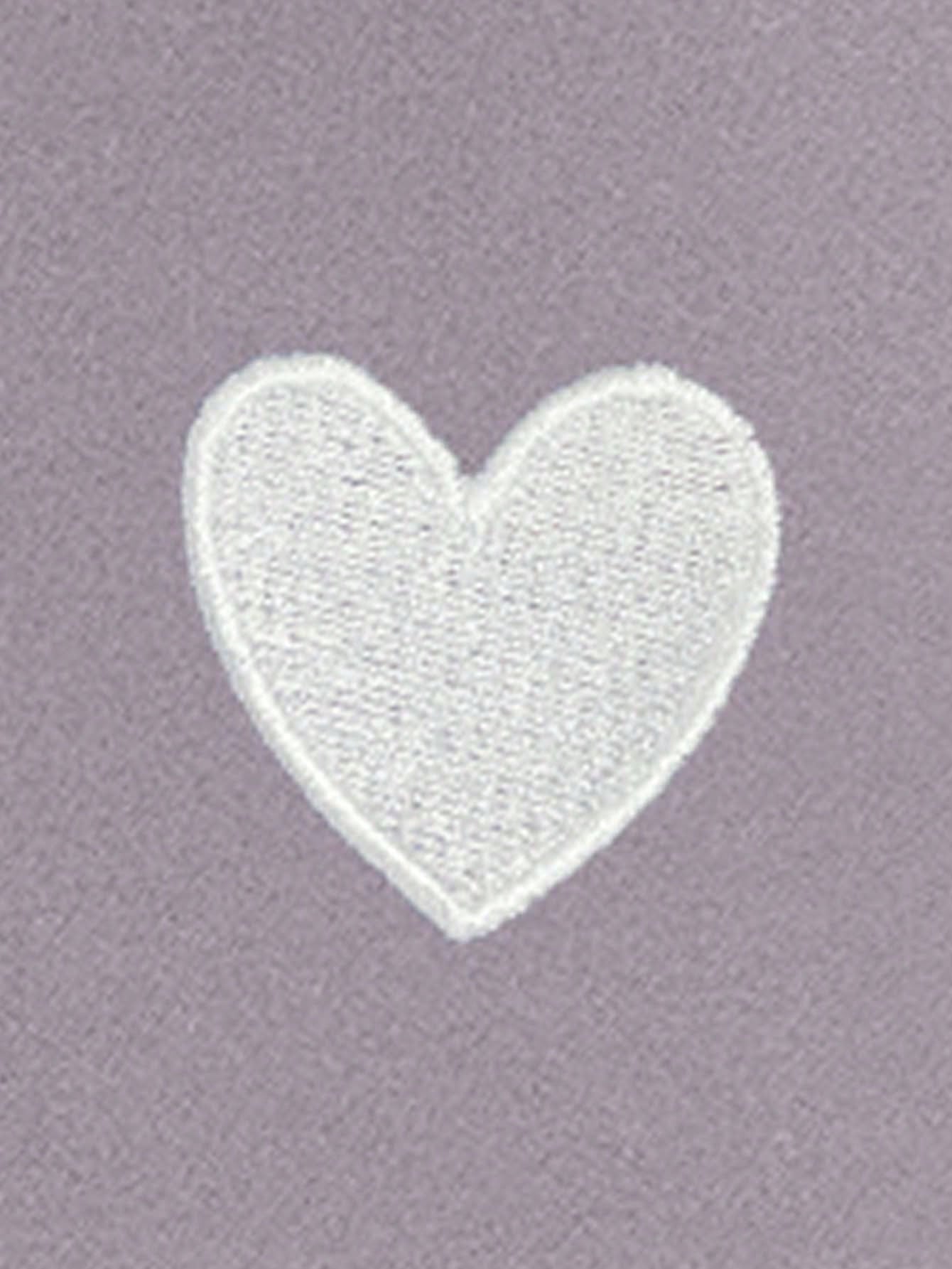 Heart Print Casual Sweatshirt