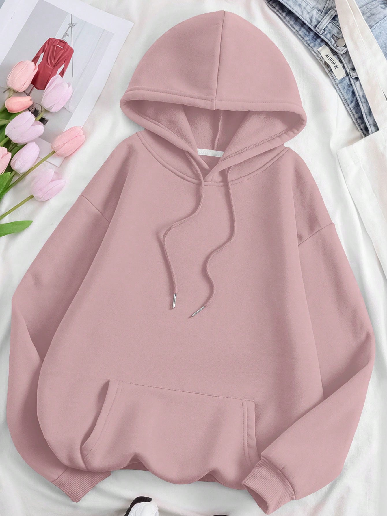 Women Loose Fit Casual Hoodie