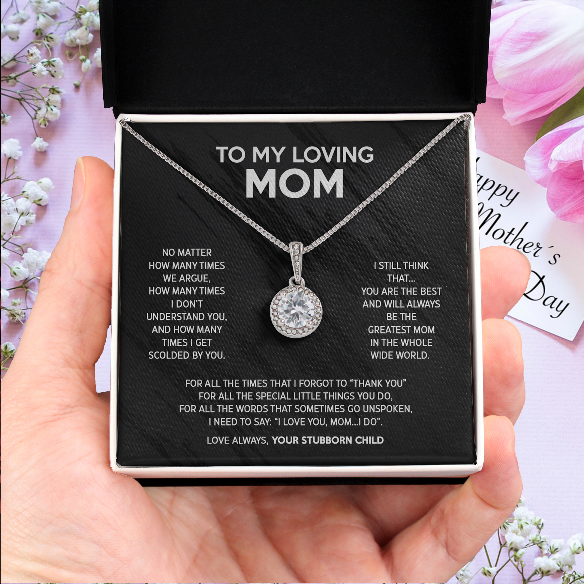 Gift for mom- No matter how many times we argue