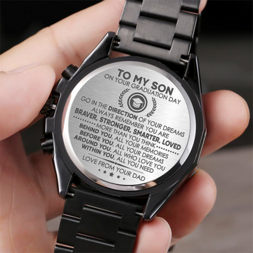 Black Watch for Son on graduation day- Go in the direction of your dreams