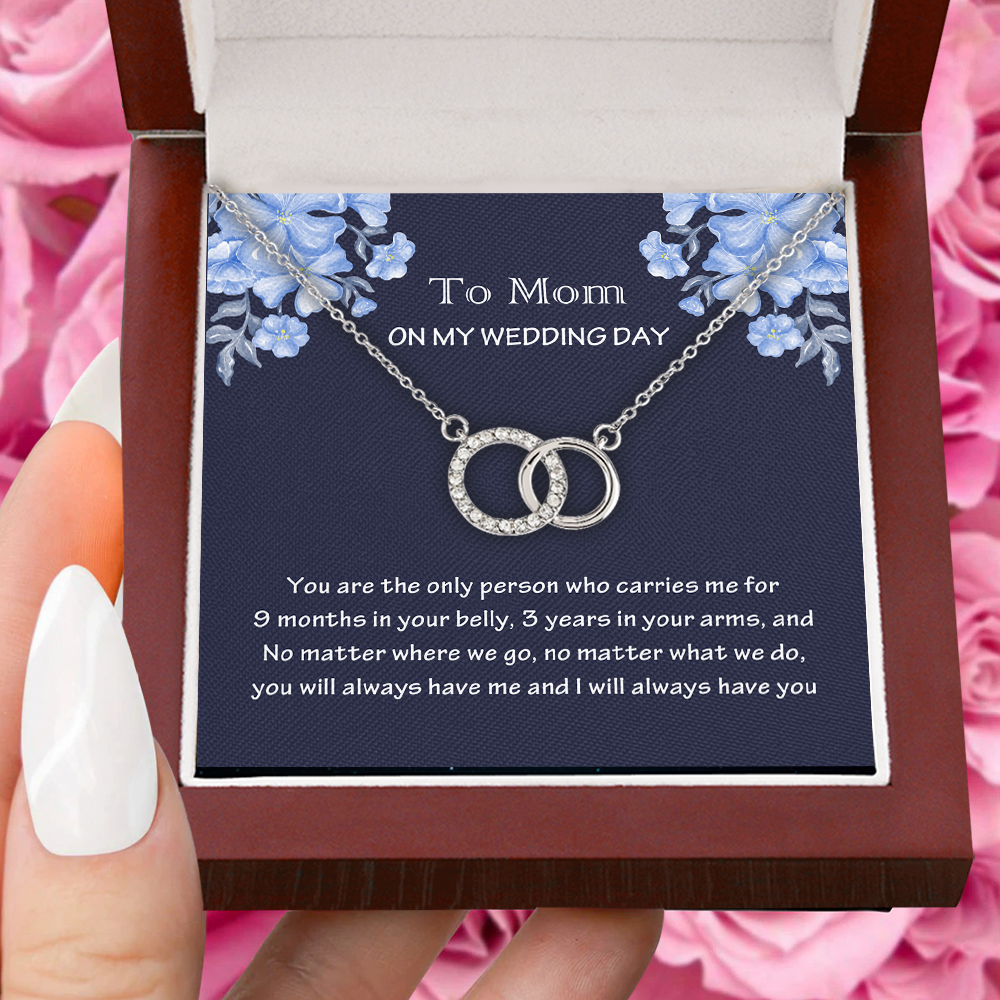 To My Mom on My Wedding Day, Mother of the Bride Gift from Bride, Wedding Day Gift from Daughter