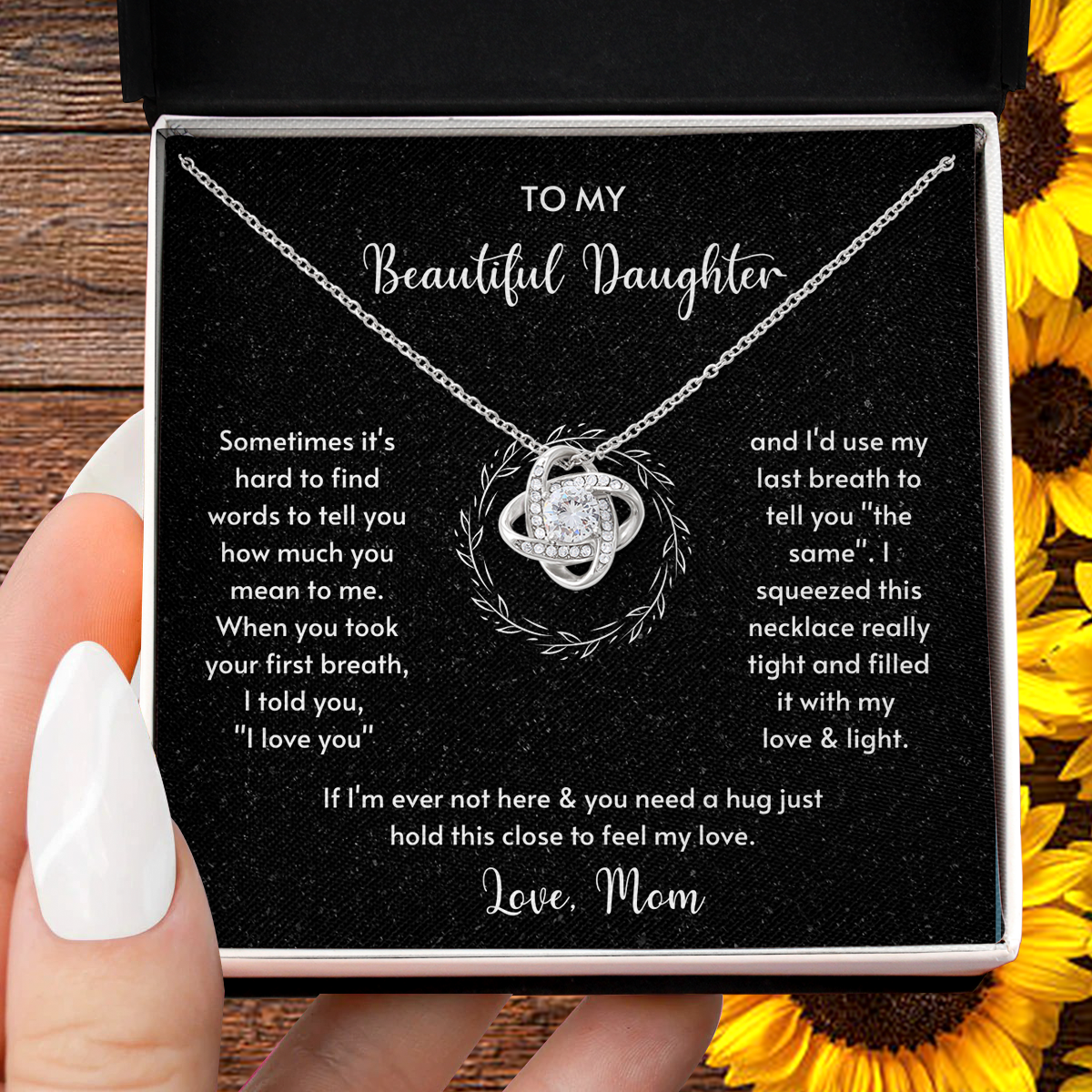 To My Beautiful Daughter Gift For Daughter From Mom, Daughters Birthday