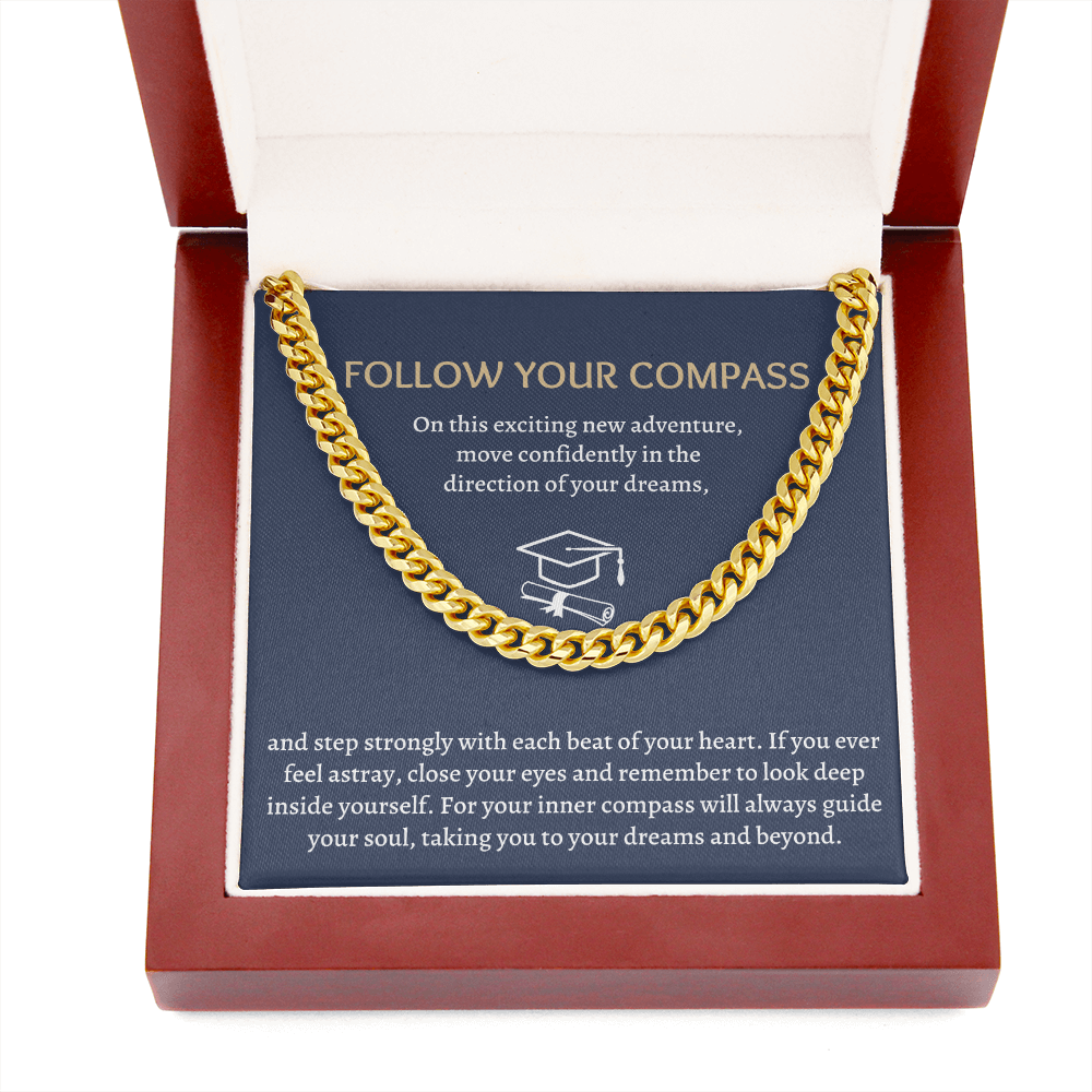 Graduation for Son - For your inner compass will always guide your soul, taking you to your dreams and beyond