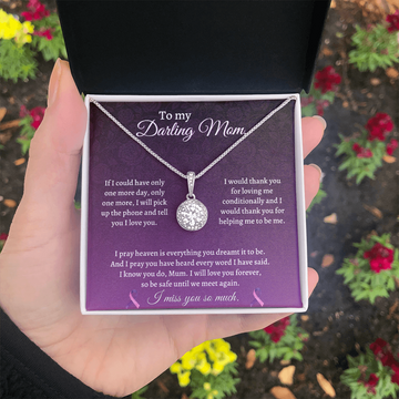 Gift for daughter loss of mother- I will love you forever, so be safe until we meet again