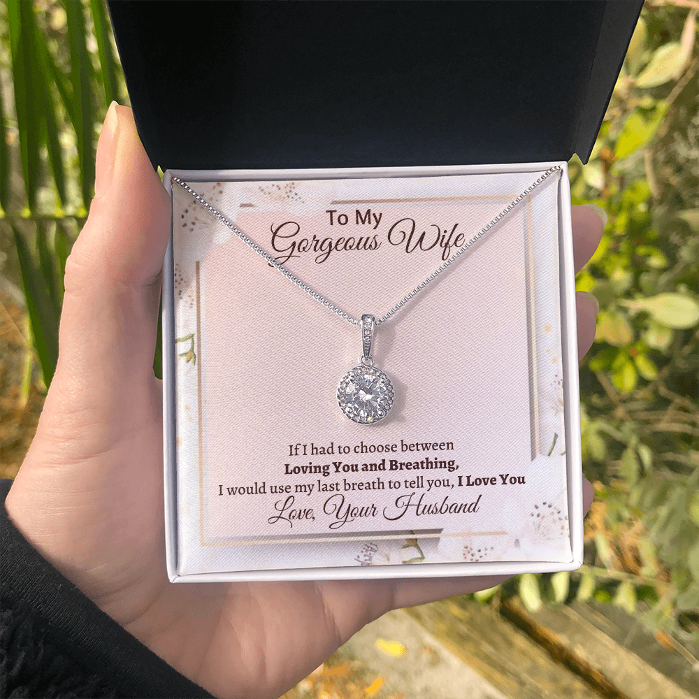 Gift for Wife - I would use my last breath to tell you. I Love You