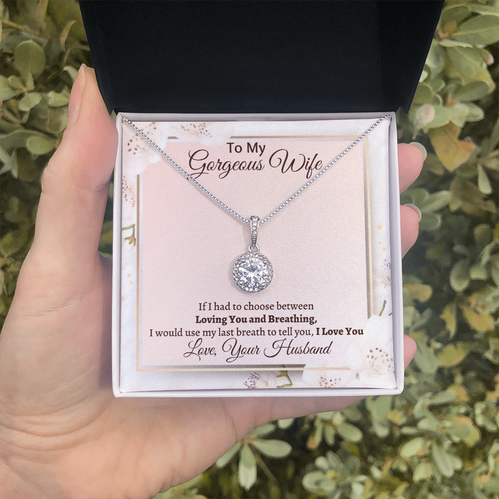 Gift for Wife - I would use my last breath to tell you. I Love You
