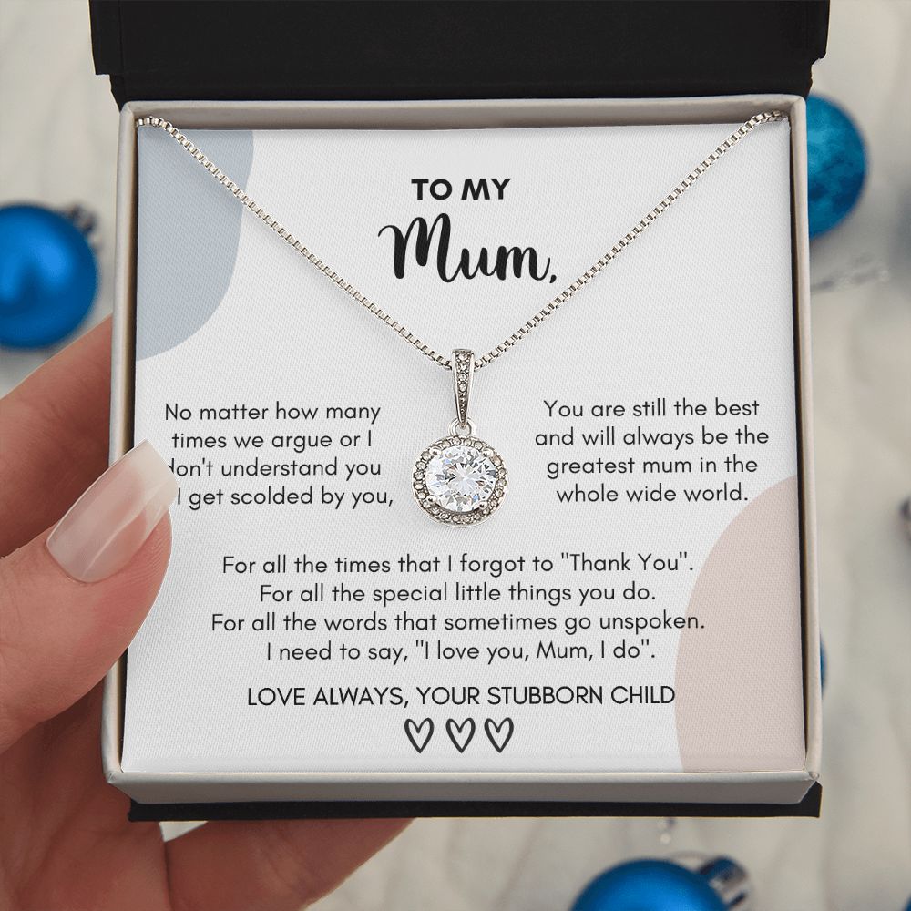 Gift for Mum - I need to say, "I love you, Mum... I do"