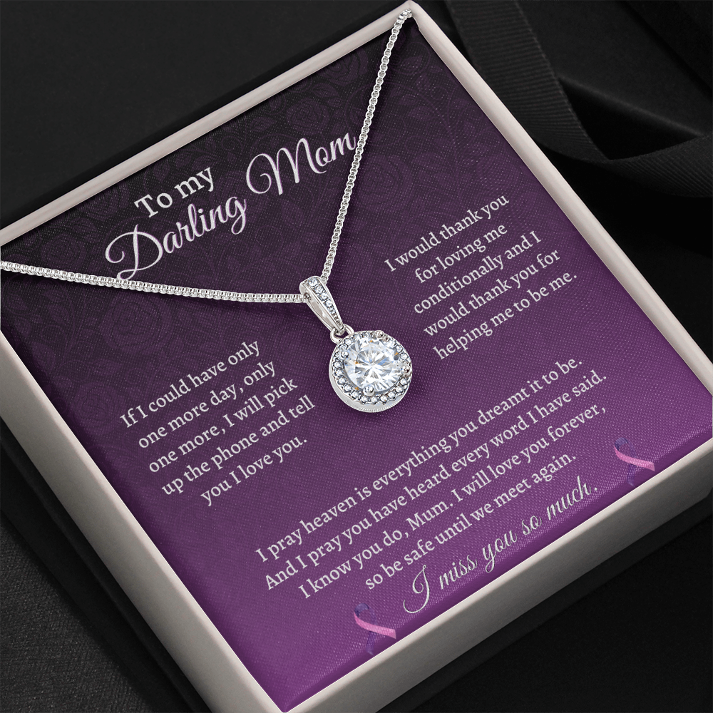 Gift for daughter loss of mother- I will love you forever, so be safe until we meet again