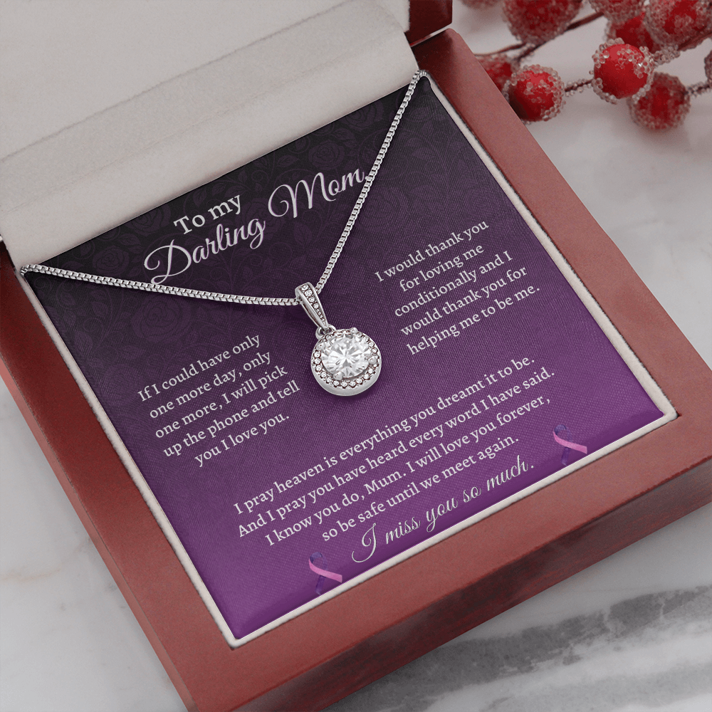 Gift for daughter loss of mother- I will love you forever, so be safe until we meet again