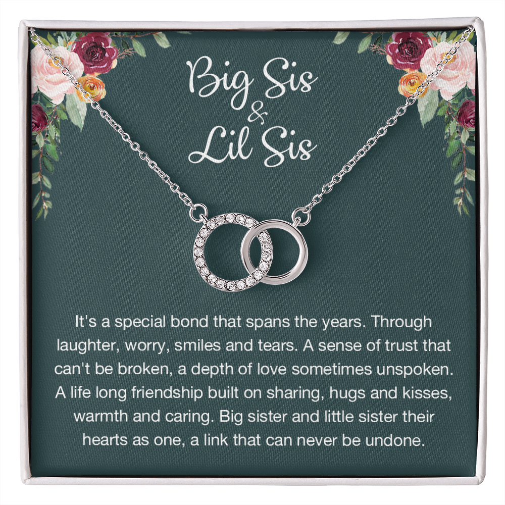 Big Sister & Little Sister Necklace, Pair Perfect Necklace, Gift For Sister