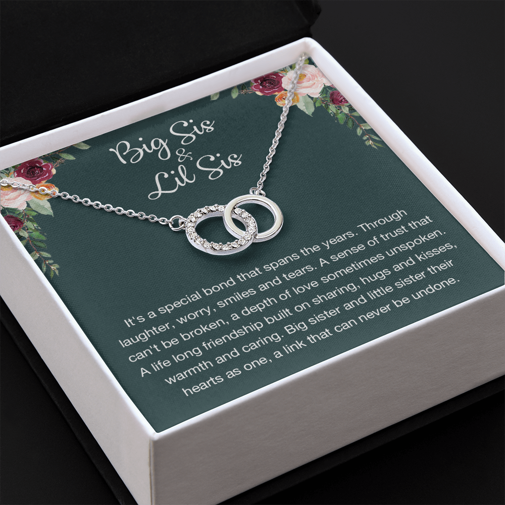 Big Sister & Little Sister Necklace, Pair Perfect Necklace, Gift For Sister