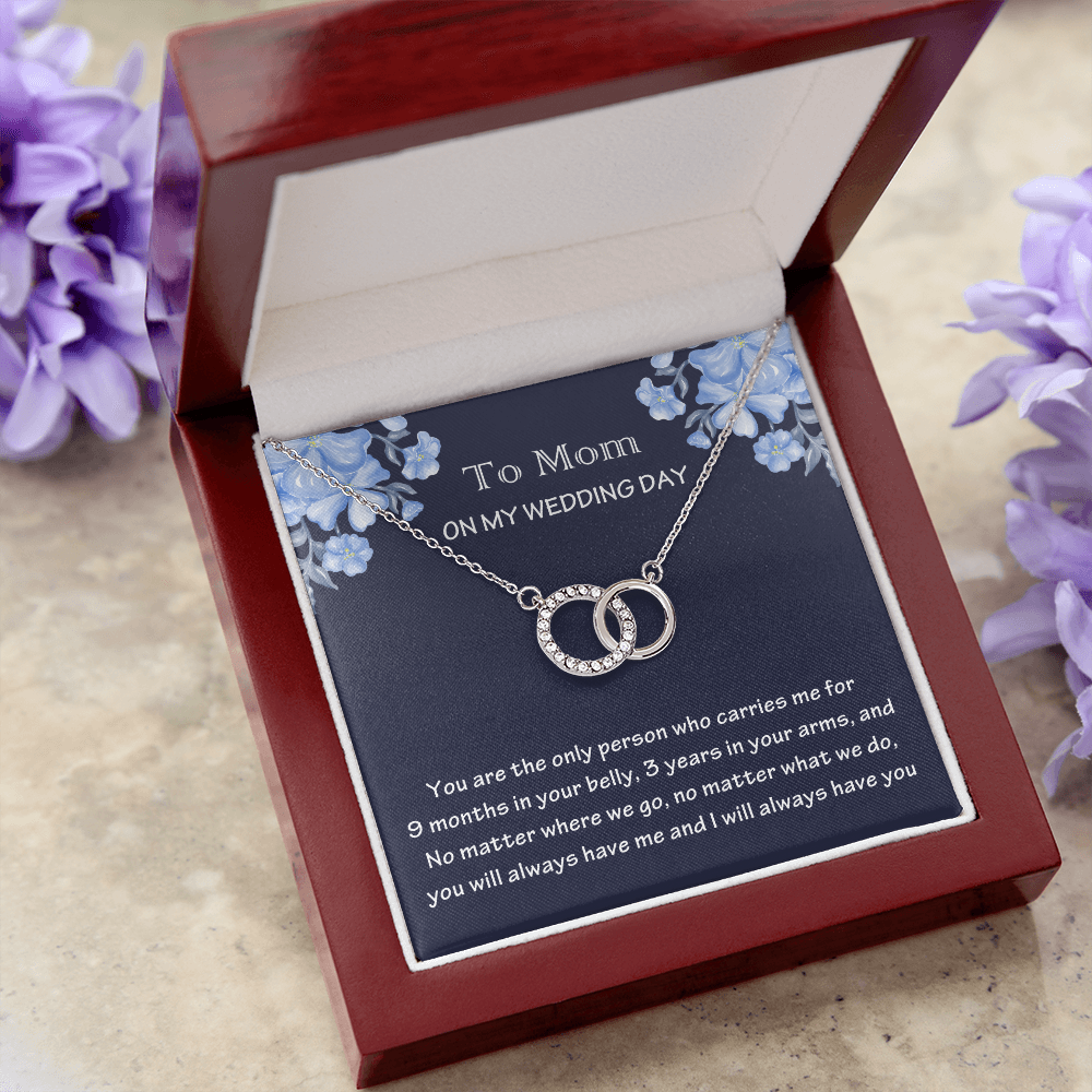 To My Mom on My Wedding Day, Mother of the Bride Gift from Bride, Wedding Day Gift from Daughter