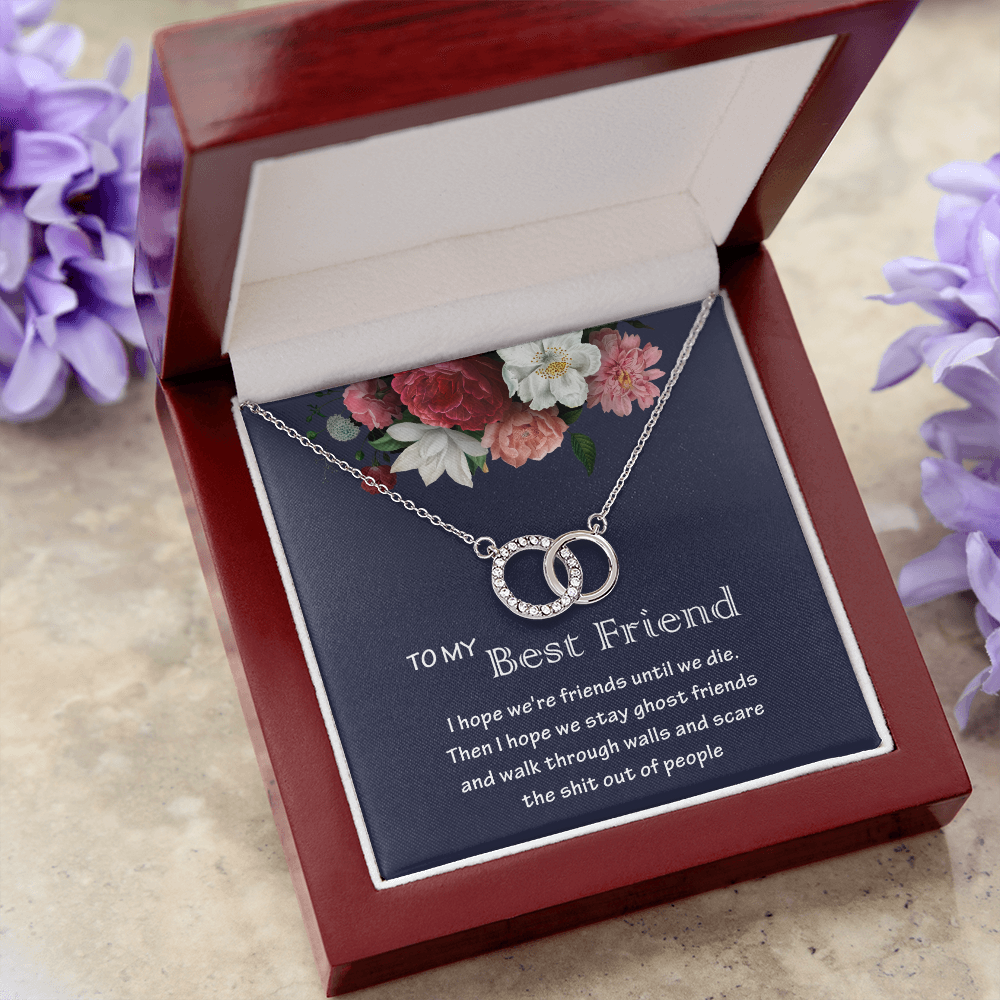 I Hope We're Friends Until We Die Necklace, Birthday Christmas Gift For Best Friend, To My Best Friend Necklace