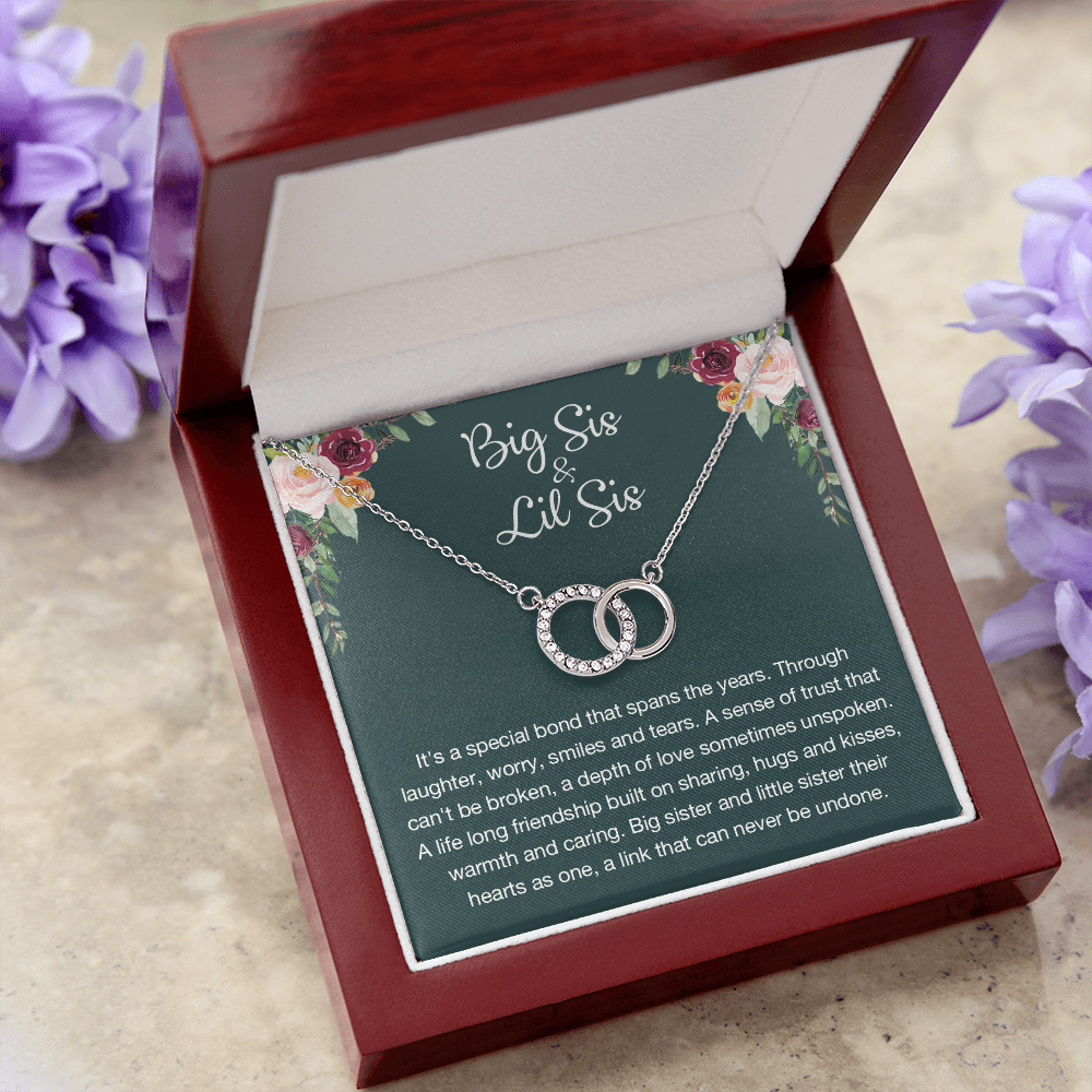 Big Sister & Little Sister Necklace, Pair Perfect Necklace, Gift For Sister