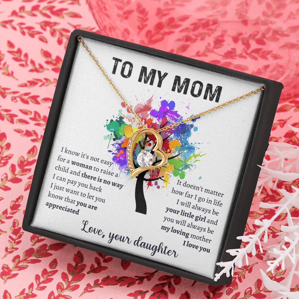 Gift for Mom - I will always be  your little girl and you will always be  my loving mother  I love you