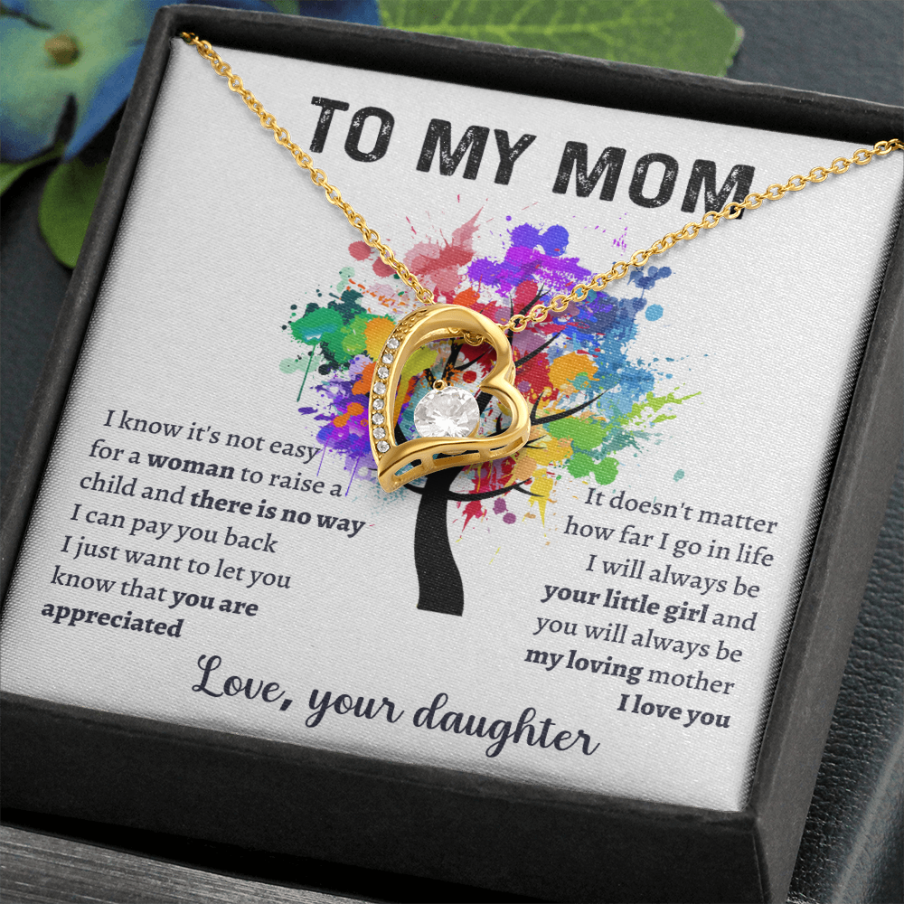 Gift for Mom - I will always be  your little girl and you will always be  my loving mother  I love you