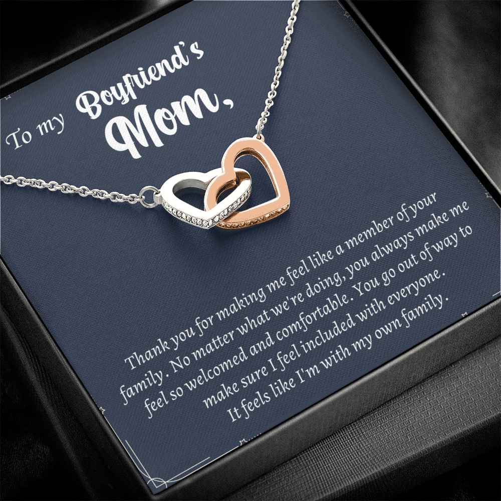 Gift for Boyfriend's Mom- It feels like I'm with my own family