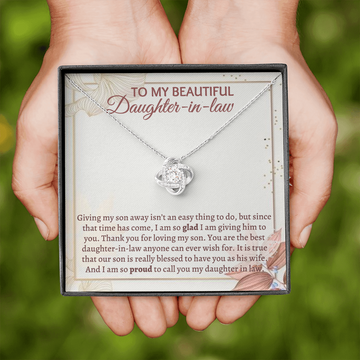 Gift for Daughter-in-law - I am so prouf to call you my daughter in law