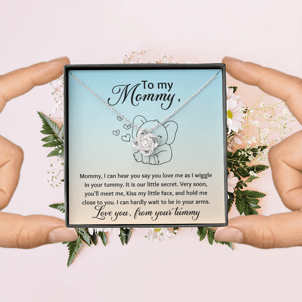 Pregnancy Gift for Mom- I can hear you say love me as I wiggle in your tummy
