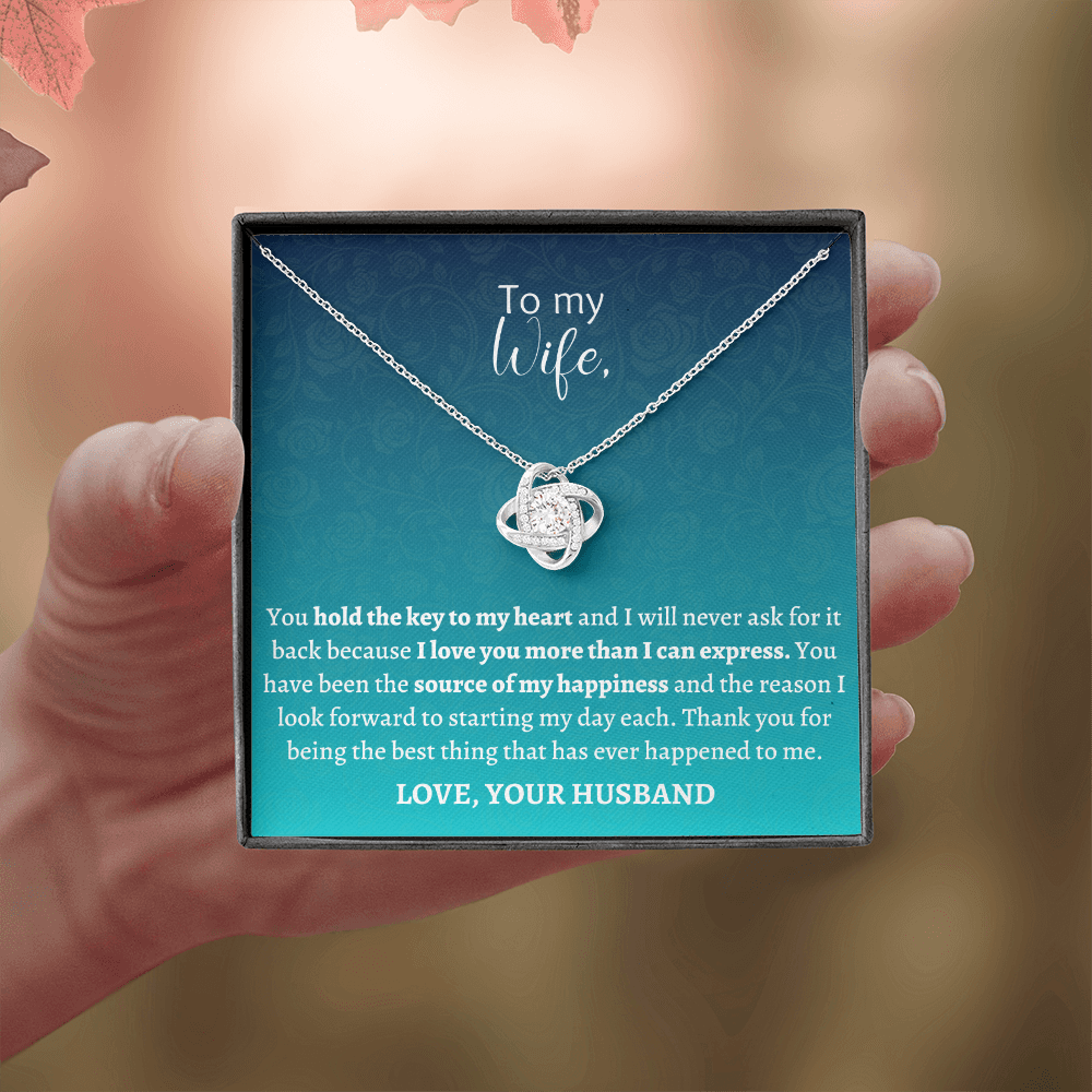 Gift for Wife - Thank you for being the best thing that has ever happened to me. Love, Your Husband
