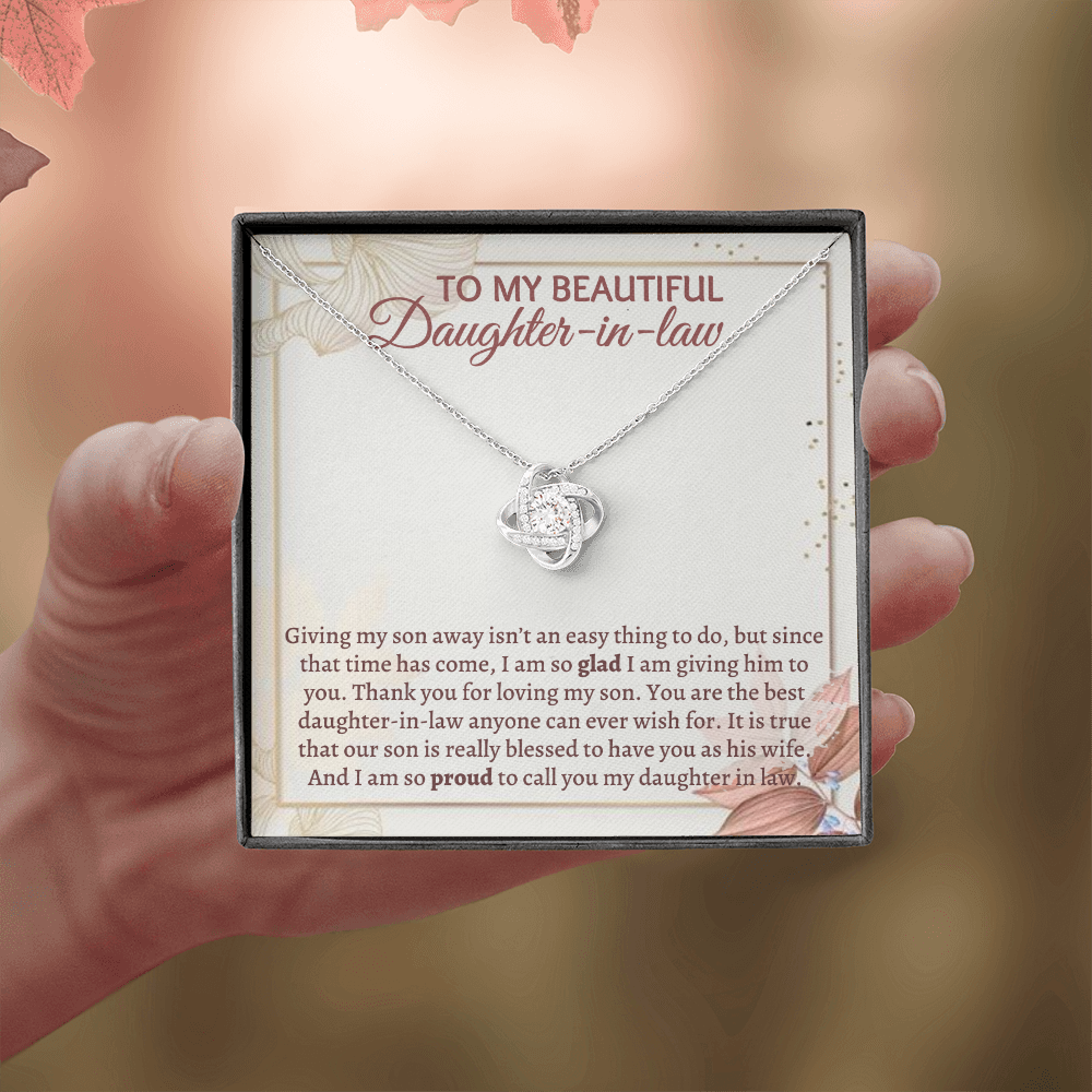 Gift for Daughter-in-law - I am so prouf to call you my daughter in law