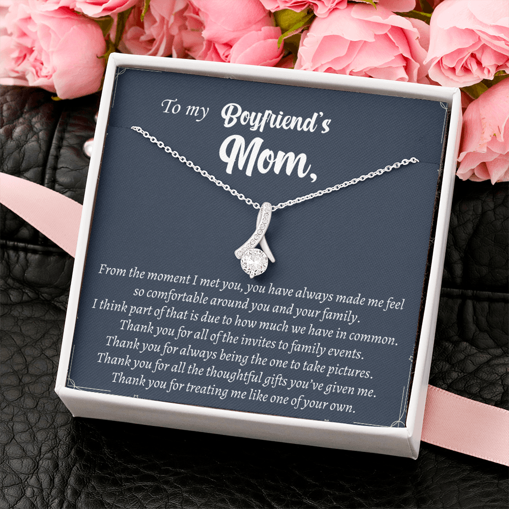 Gift for Boyfriend's Mom - Thank you for treating me like one of your own