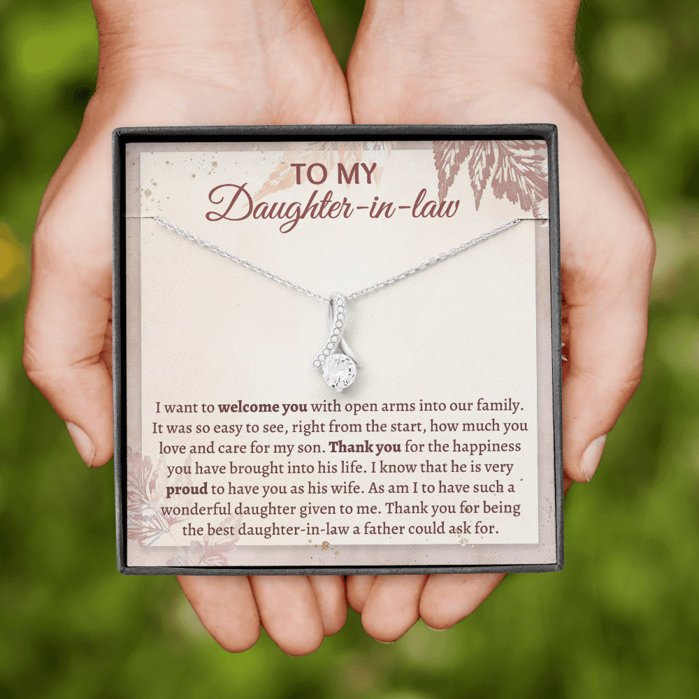Gift for Daughter-in-law - Thank you for being the best daughter-in-law a father could ask for.