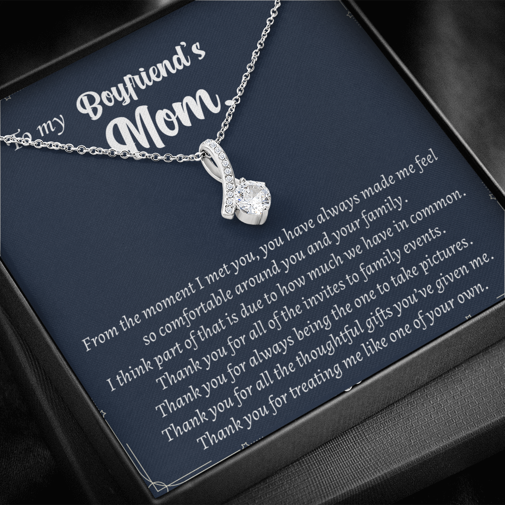 Gift for Boyfriend's Mom - Thank you for treating me like one of your own
