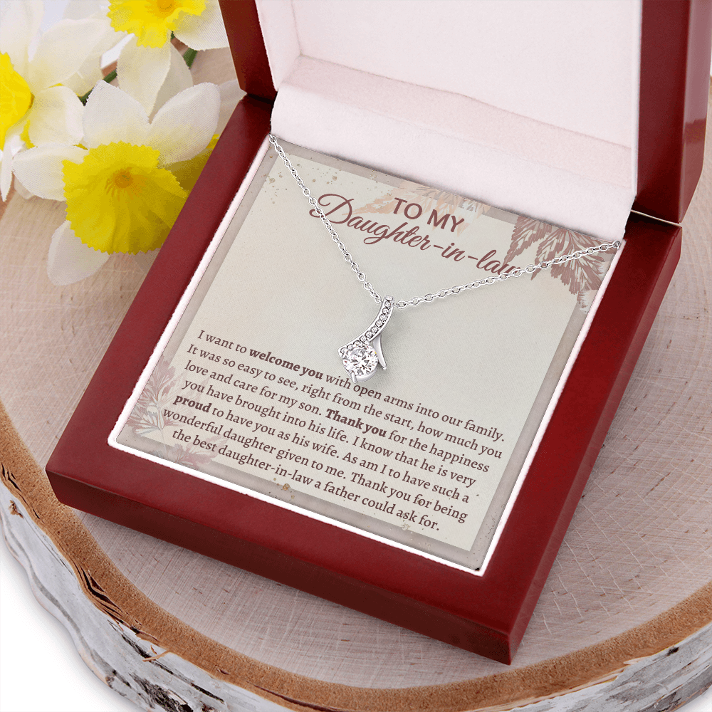 Gift for Daughter-in-law - Thank you for being the best daughter-in-law a father could ask for.