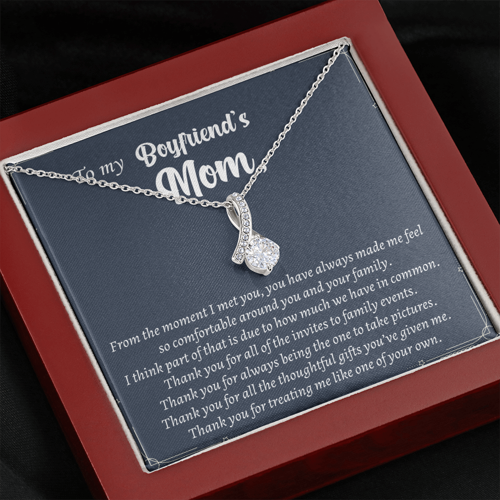Gift for Boyfriend's Mom - Thank you for treating me like one of your own