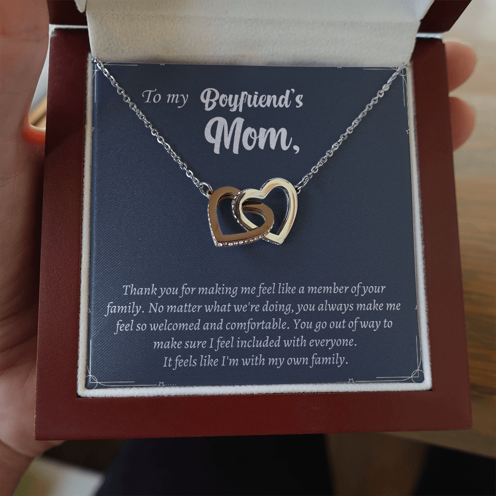 Gift for Boyfriend's Mom- It feels like I'm with my own family