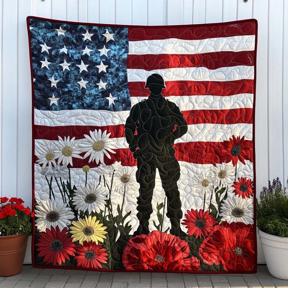 Battlefield Bloom Quilted Blanket Best Couch Throw Blanket Great Hummingbird Lover Gift Ideas - Marykun