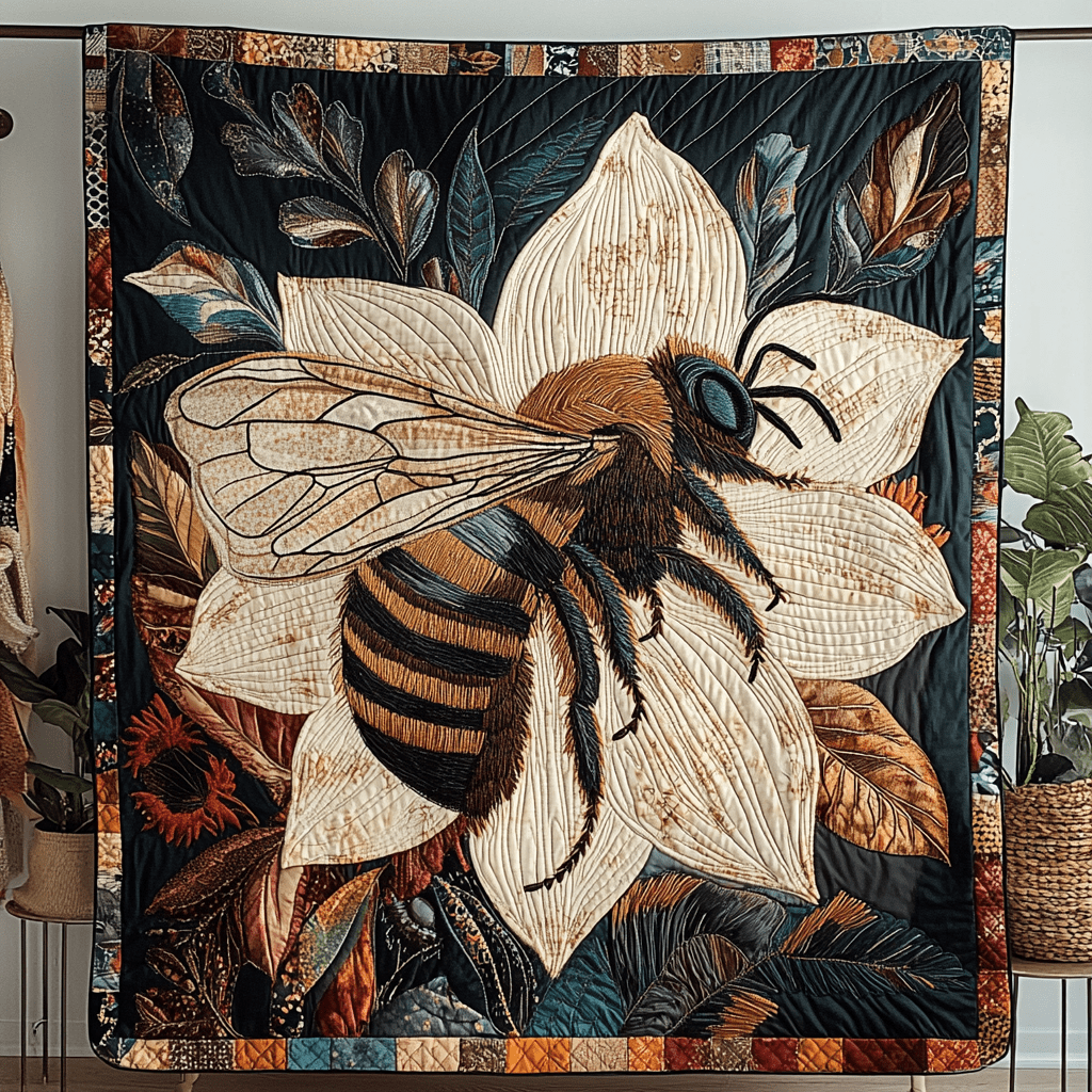 Bee Dream Quilted Blanket Best Couch Throw Blanket Faith Based Christmas Gifts - Marykun