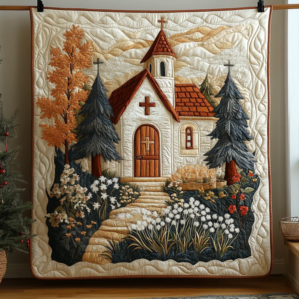 Blessed Acres Quilted Blanket Bedroom Decor Christmas Koi Fish Merchandise Gifts - Marykun