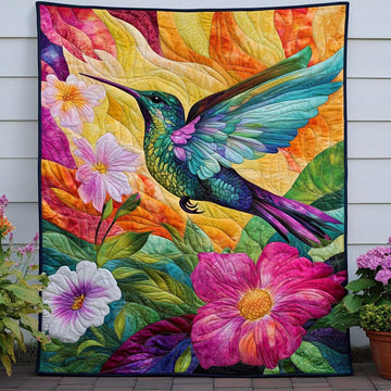 Bloom and Hover Quilted Blanket Christmas Room Decor Unique Elephant Gifts - Marykun