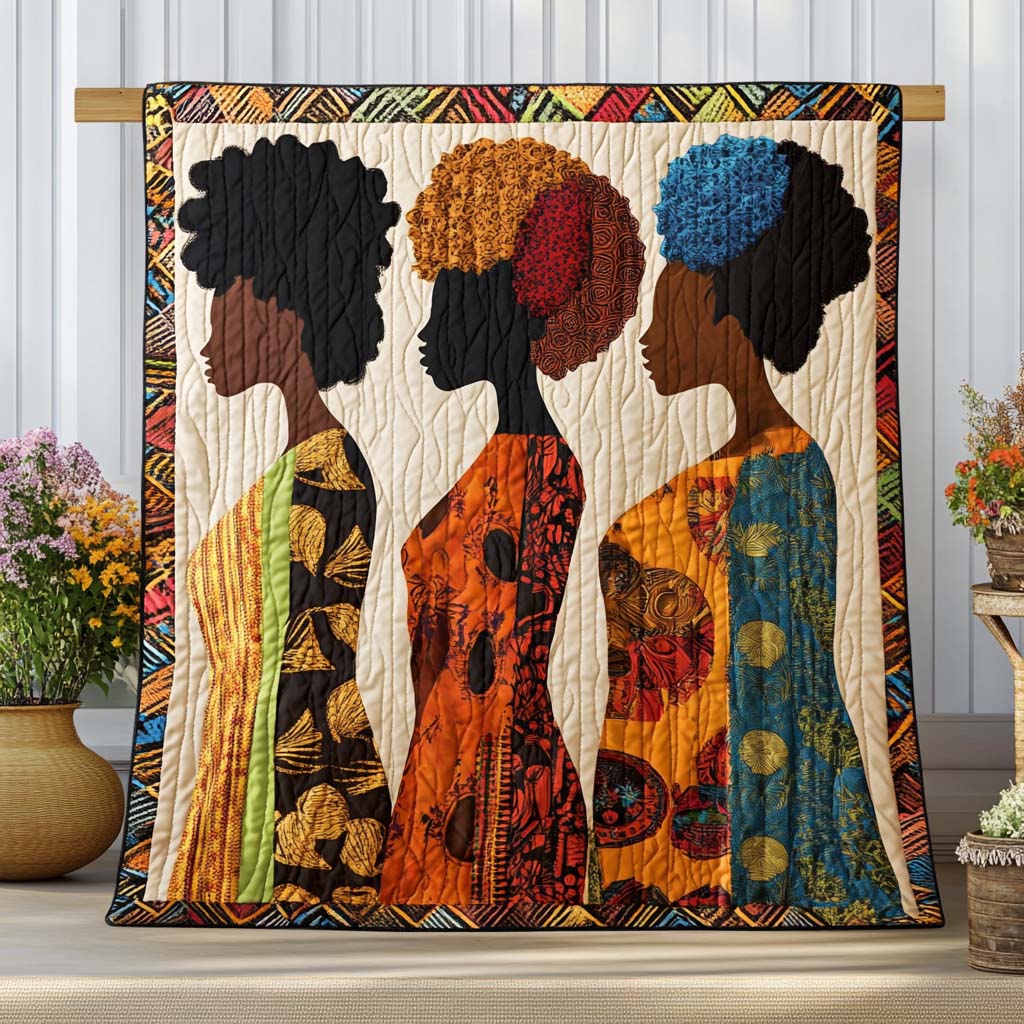 Bold and Rooted Quilted Blanket Home Bedding Decor Cute Elephant Presents - Marykun