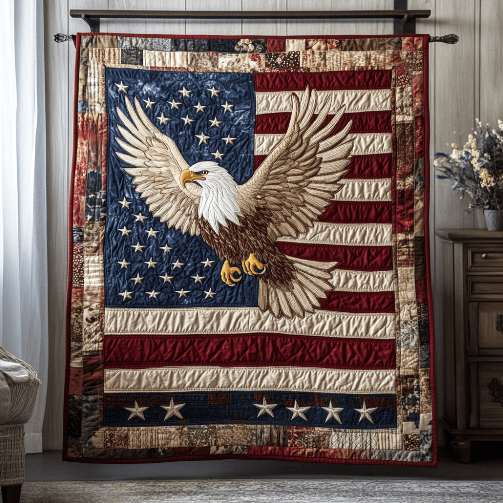 Bold Spirit Quilted Blanket Nice Throw Blanket Presents For Duck Lovers - Marykun
