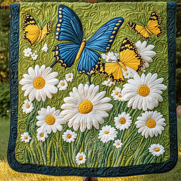 Butterfly Garden Quilted Blanket Nice Throw Blanket Cool Gifts For Butterfly Lovers - Marykun