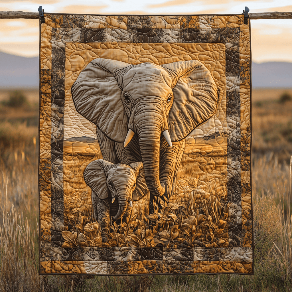 Calf of Joy Quilted Blanket Christmas Throw Blanket Best African American Gifts - Marykun